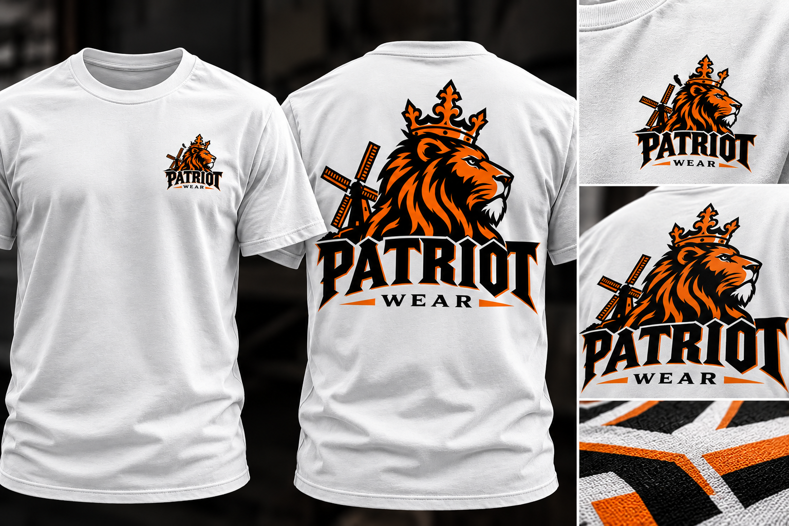 Patriot Wear Wit shirtconcept uit de Nederland collectie